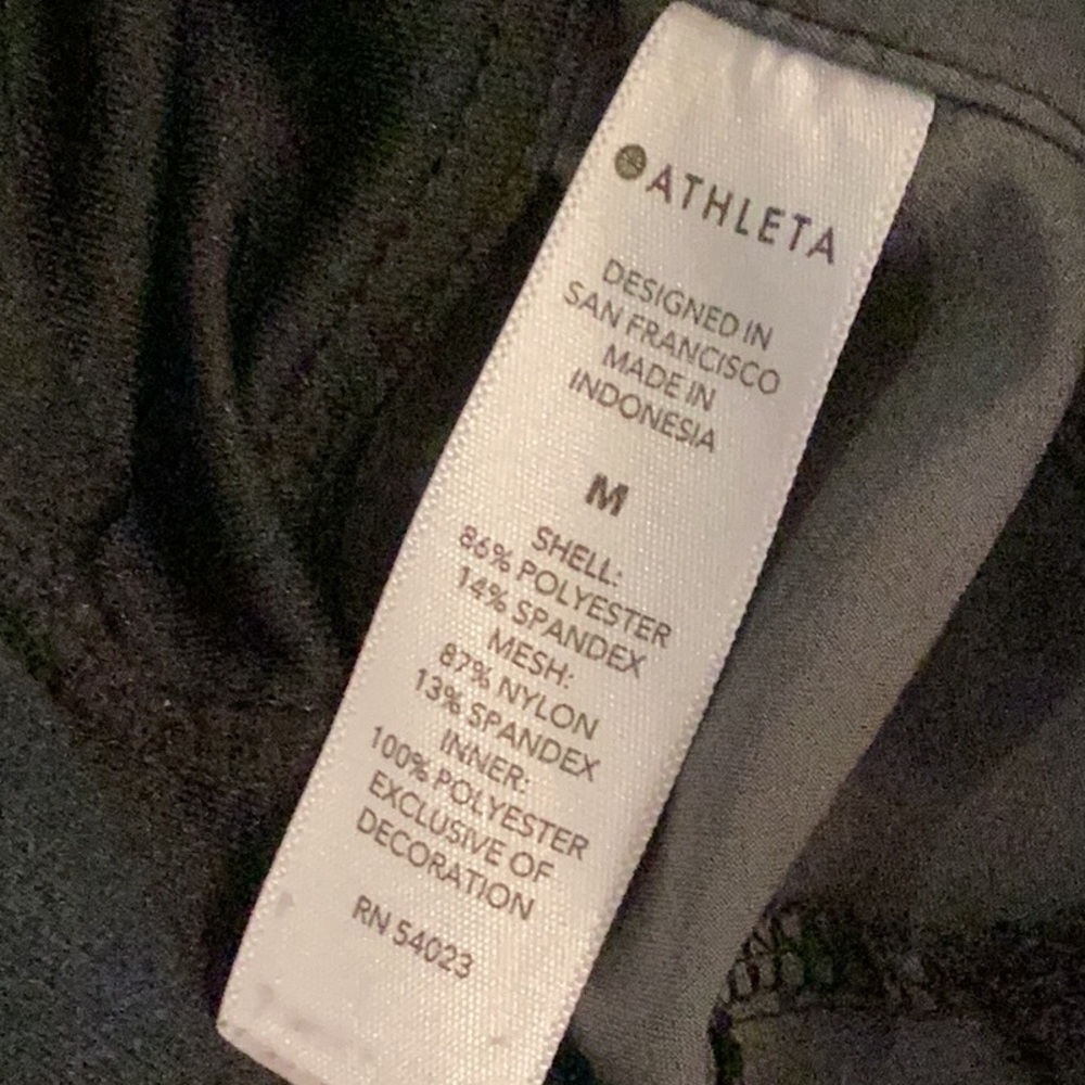 Athleta black camo Racer lined Running Shorts - Picture 11 of 15